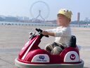萌天使兒童電動(dòng)車(chē)碰碰車(chē)可坐大人兒童電動(dòng)汽車(chē)玩具車(chē)可坐人遙控汽車(chē) 至尊紅+7A電瓶+遙控+手機藍牙 曬單實(shí)拍圖