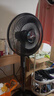 美的（Midea）電風(fēng)扇 家用風(fēng)扇 落地扇 7葉遠距強風(fēng)電扇 立式輕音節能可定時(shí)降溫 黑色機械款 【升級遙控長(cháng)預約】5檔風(fēng)量 曬單實(shí)拍圖