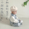 DOMIAMIAKIDS新生兒見(jiàn)面禮嬰兒禮物滿月母嬰寶寶衣服套裝送禮高檔用品周歲 藍(lán)色古風(fēng)A冬季 66cm （建議0-6個(gè)月寶寶） 曬單實(shí)拍圖