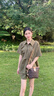 CharisKitty輕奢小c&k包包女款2025年通勤水桶包單肩斜挎女包生日禮物送女友 咖色【節日送禮可代寫(xiě)心意賀卡】 曬單實(shí)拍圖