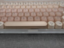 洛斐（Lofree）粉底液鍵盤(pán)無(wú)線(xiàn)機械藍牙三模熱插拔女生辦公電腦84鍵 曬單實(shí)拍圖