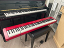 卡西歐（CASIO）電鋼琴PXS1100紅色智能觸摸屏88鍵重錘專(zhuān)業(yè)考級單機+便攜X架款 曬單實(shí)拍圖