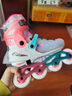 m-cro邁古輪滑兒童溜冰鞋男女初學(xué)平花旱冰硬殼花樣可調 S7粉單鞋M碼 曬單實(shí)拍圖