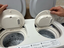 萬(wàn)家能雙倉內衣洗衣機渦輪全自動(dòng)洗烘一體迷你小型雙桶艙內衣內褲專(zhuān)用洗衣機洗襪子高溫家用脫水機清洗機 【洗脫烘煮洗】云感烘干|巴氏除菌|不銹鋼內桶 曬單實(shí)拍圖
