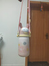 babycare兒童保溫杯嬰幼兒學(xué)飲寶寶吸管杯316L不銹鋼保溫杯幼兒園保溫水壺 贈直通吸嘴-背帶款 歐珀粉 450ml 曬單實(shí)拍圖