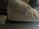 邦樂(lè )迪小戶(hù)型沙發(fā)床多功能可折疊客廳沙發(fā)床公寓出租屋兩用舒適云朵沙發(fā) 米灰色【親膚牛奶絨】 放平：長(cháng)180 寬110cm 曬單實(shí)拍圖