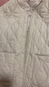 優(yōu)衣庫童裝男童女童PUFFTECH空氣棉服便攜式外套可機洗478125 01 乳白色 160 曬單實(shí)拍圖