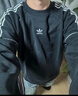 adidas廓形法式毛圈布運(yùn)動(dòng)圓領(lǐng)衛(wèi)衣套頭衫男裝秋季阿迪達(dá)斯三葉草 黑色   L 曬單實(shí)拍圖