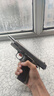 八代AQK1911成人玩具槍鋁合金bb全金屬手槍黃河牌發(fā)射器科教模型 8.0AQK1911（鎢鋼色）六件套 曬單實(shí)拍圖