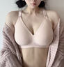 浪莎孕婦哺乳內衣女防下垂聚攏專(zhuān)用產(chǎn)后喂奶懷孕期胖mm大碼文胸薄款 麥膚色 80B 曬單實(shí)拍圖