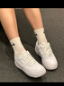 耐克（NIKE）女鞋W AIR FORCE 1 DANCE空軍一號純白板鞋運動(dòng)休閑鞋FJ7409-100 FJ7409-100 37.5 曬單實(shí)拍圖