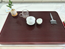 從簡(jiǎn)德國32支電木茶盤(pán)家用新款功夫茶具現代簡(jiǎn)約大號電膠木茶臺 紅料60*40*4cm（窄邊款） 曬單實(shí)拍圖