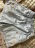 巴拉巴拉女童短褲夏褲子牛仔褲時(shí)尚【海昌海洋公園系列】 牛仔淺藍-抗菌-88101 110 曬單實(shí)拍圖