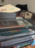得力(deli)四層豎板金屬文件座 辦公桌文件架置物架 文件托盤(pán) 桌面文件框收納架 PB266黑 曬單實(shí)拍圖