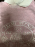 Teenie Weenie小熊女裝衛衣2025年秋季新款氣質(zhì)學(xué)院風(fēng)翻領(lǐng)長(cháng)袖上衣 粉色 M 曬單實(shí)拍圖