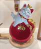 赟婭福袋招財貓鑰匙收納玄關(guān)擺件入戶(hù)門(mén)口家居客廳桌面裝飾品喬遷禮物 福袋招財貓置物架四件套A 曬單實(shí)拍圖
