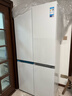 美的（Midea）熊墩墩系列601/603升十字四開(kāi)門(mén)風(fēng)冷無(wú)霜一級變頻雙系統底部散熱超薄零嵌入式PST+凈化大容量冰箱 Pro款BCD-603WUSPZM(E)海貝白 曬單實(shí)拍圖