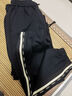 卡賓男裝LOGO刺繡運動(dòng)褲24秋衛褲舒適束腳褲 漆黑色11  S /165/46 曬單實(shí)拍圖