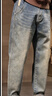 以純（YISHion）高端2025新款牛仔褲男士直筒寬松復古男褲冬季牛仔褲子男生秋冬款 3602黃泥藍 加絨 32 腰圍二尺五 曬單實(shí)拍圖
