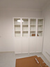 宜家（IKEA）BILLY畢利玻璃門(mén)書(shū)柜帶門(mén)落地收納客廳置物柜儲物柜書(shū)架 2門(mén)白色80x30x202cm 曬單實(shí)拍圖