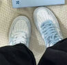 耐克（NIKE）【定制】AirForce1新中式手繪暈染鴛鴦鞋帶防滑耐磨低幫板鞋男款 天藍色(特殊禮盒) 43 曬單實(shí)拍圖