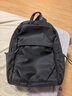 MUCILAGE KNOW雙肩包男高檔輕便大容量電腦背包時(shí)尚休閑旅行包防刮大學(xué)生書(shū)包 黑色【23升/可裝15.6寸電腦】 曬單實(shí)拍圖