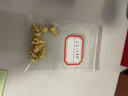 中國黃金（CHINA GOLD）黃財神鴻運招財時(shí)尚手鏈女白水晶足金手串紀念日生日禮物送女朋友 三通葫蘆白水晶手串【計價(jià)/定制產(chǎn)品】 曬單實(shí)拍圖