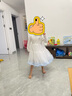 迪士尼艾莎女童裙子套裝秋裝2025新款公主裙洋氣連衣裙兒童套裝兩件套 曬單實拍圖