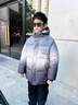 奧布熊男童棉服加厚外套冬季中長(cháng)款2025新款中大兒童冬裝男孩羽絨棉襖潮 灰色 160 曬單實(shí)拍圖
