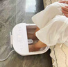 美的（Midea）泡腳桶按摩足浴盆加熱自動(dòng)按摩洗腳盆泡腳盆理療恒溫高深桶生日禮物送男女友ZL305極地白 曬單實(shí)拍圖
