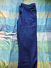 JEEP SPIRIT中高腰新款男士牛仔微喇叭褲寬松闊腳小喇叭長(cháng)褲春秋款韓版 深藍色_[微喇叭褲] 32 _碼[腰圍2尺5] 曬單實(shí)拍圖