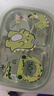 美廚（maxcook）316L不銹鋼飯盒分格餐盤(pán) 微波爐飯盒學(xué)生飯盒4格帶蓋綠龍MCFT9200 曬單實(shí)拍圖