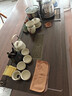 古晏瓷整套全自動(dòng)功夫茶具套裝家用茶盤(pán)組合四合一燒水壺爐茶海茶臺 12頭汝窯茶具+茶道配件+福滿(mǎn)天下茶盤(pán) 曬單實(shí)拍圖
