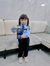 何佳功小警察表演服  警察服兒童小警官服裝玩具全套角色扮演交警制 女童五件套+黑帽(長(cháng)袖+長(cháng)褲+領(lǐng)結 160 cm 曬單實(shí)拍圖
