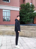SHANSHAN杉杉【可拆帽+五防】夾克男春秋男士商務(wù)休閑夾克長袖外套男衣服 藏青色 L /175【建議110-125斤】 曬單實(shí)拍圖