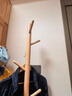 家逸衣帽架實(shí)木落地衣架臥室辦公掛衣架簡(jiǎn)易衣架簡(jiǎn)約多掛鉤晾衣服架子 曬單實(shí)拍圖