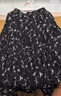 對白萊賽爾輕薄藤蔓印花網(wǎng)紗半身裙女2025夏季新款蓬蓬a字碎花裙 黑底藤蔓印花 XL 曬單實(shí)拍圖