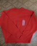優(yōu)衣庫合作款/女裝柔軟綿羊毛半高領(lǐng)針織衫/毛衣480026 15 珊瑚紅色 2XL /165/100B 曬單實(shí)拍圖