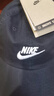 耐克時(shí)尚水洗運動(dòng)帽冬季軟頂純棉休閑刺繡滑扣舒適NIKE FB5368 011黑/白 M/L 曬單實(shí)拍圖