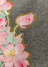國風(fēng)金邊荷花蓮花燙畫圖案T恤衣服貼花熱轉(zhuǎn)印貼荷葉帆布包圖案貼 碧荷仙韻 曬單實(shí)拍圖