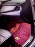 適用于凱迪拉克XTS全包圍雙層汽車(chē)腳墊/后備箱墊 咖色+咖色納米絨雙層+車(chē)標 曬單實(shí)拍圖