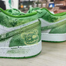 耐克（NIKE）球鞋定制AirJordan1武林新中式甘米熊潑墨復古男女籃球鞋 甘米熊 43 曬單實(shí)拍圖