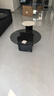 林氏家居黑色圓形鋼化玻璃茶幾客廳用2026新款小戶(hù)型沙發(fā)邊幾組合RW2L 【黑色|組合】圓茶幾+LS510J2-A邊幾 曬單實(shí)拍圖