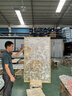齊芝高端掐絲琺瑯彩客廳入戶(hù)門(mén)屏風(fēng)隔斷墻臥室餐廳美式歐法式藝術(shù)玻璃 款1/一平方（邊框另外計算） 曬單實(shí)拍圖