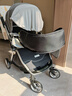 酷貝樂(lè )（coballe）嬰兒推車(chē)可坐可躺輕便新生兒外出提籃式車(chē)載安全座椅戶(hù)外便攜搖籃 Nebula【4代】星空灰+安全提籃 曬單實(shí)拍圖