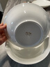 斯凱綈（Sky Top）菜盤子陶瓷碟子純白骨瓷餐具8英寸深湯盤2件套裝飛碟系列 曬單實拍圖