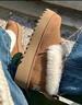 UGG【雙11搶先購(gòu)】秋季新款女士厚底懶人毛毛鞋 1166733CHE|栗色38 曬單實(shí)拍圖