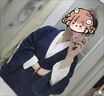 花九卿居士服女佛教衣服中式漢服斜襟領(lǐng)棉麻套裝男女款練功打坐舒適袍 藏青色三件套 XL 建議130-145斤 曬單實(shí)拍圖