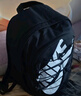 耐克（NIKE）男女雙肩包背包 大容量旅行包電腦書(shū)包休閑包DV1296-010 黑白 曬單實(shí)拍圖