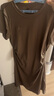 森馬（Semir）連衣裙女圓領(lǐng)收腰彈力針織裙2025夏刺繡休閑短裙辣妹109325114001 曬單實(shí)拍圖